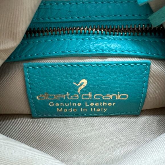 Alberta Di Canio Foldover Leather Clutch - Picture 6 of 6